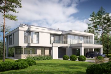  Projekt domu LK&1685 (LKP1075) - projekt domu z pełnym piętrem - Zdjęcie 2