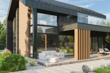  Projekt domu LK&1679 (LKP1076) - projekt domu z pełnym piętrem - Zdjęcie 3