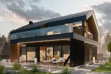  Projekt domu LK&1679 (LKP1076) - projekt domu z pełnym piętrem - Zdjęcie 5