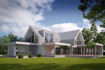  Projekt domu LK&1676 (LKP1039) - projekt domu parterowego z poddaszem - Zdjęcie 2