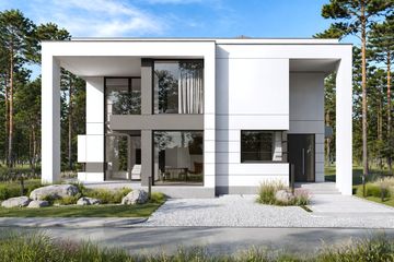  Projekt domu LK&1661 (LKP1078) - projekt domu z pełnym piętrem - Zdjęcie 1