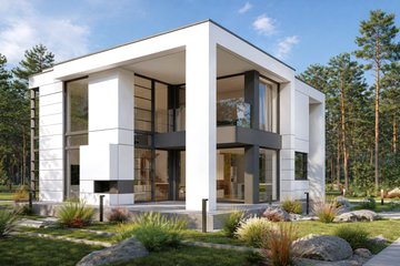  Projekt domu LK&1661 (LKP1078) - projekt domu z pełnym piętrem - Zdjęcie 2