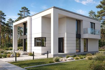  Projekt domu LK&1661 (LKP1078) - projekt domu z pełnym piętrem - Zdjęcie 3