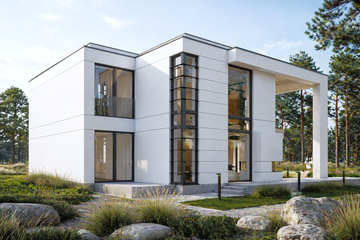  Projekt domu LK&1661 (LKP1078) - projekt domu z pełnym piętrem - Zdjęcie 4