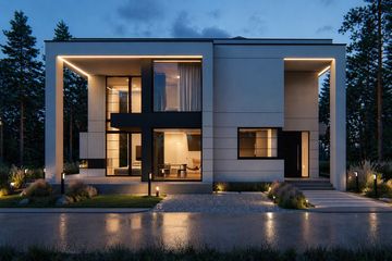  Projekt domu LK&1661 (LKP1078) - projekt domu z pełnym piętrem - Zdjęcie 6