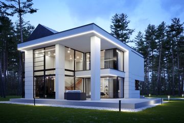  Projekt domu LK&1652 (LKP1073) - projekt domu z pełnym piętrem - Zdjęcie 1