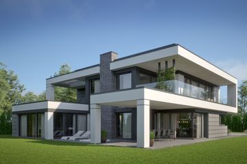  Projekt domu LK&1648 (LKP1068) - projekt domu parterowego z poddaszem - Zdjęcie 2