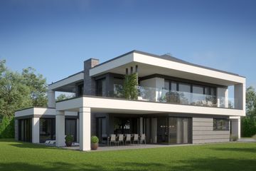  Projekt domu LK&1648 (LKP1068) - projekt domu parterowego z poddaszem - Zdjęcie 4