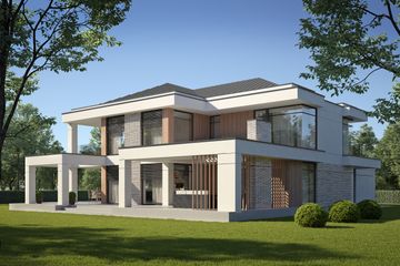  Projekt domu LK&1633 (LKP1084) - projekt domu z pełnym piętrem - Zdjęcie 2