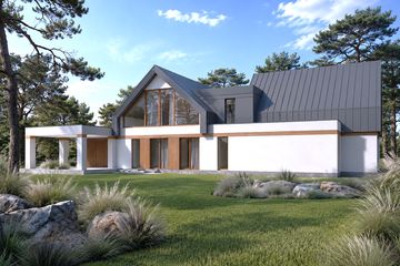  Projekt domu LK&1631 (LKP1086) - projekt domu z pełnym piętrem - Zdjęcie 4