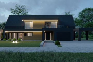  Projekt domu LK&1631 (LKP1086) - projekt domu z pełnym piętrem - Zdjęcie 7