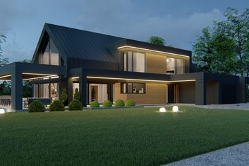  Projekt domu LK&1631 (LKP1086) - projekt domu z pełnym piętrem - Zdjęcie 9