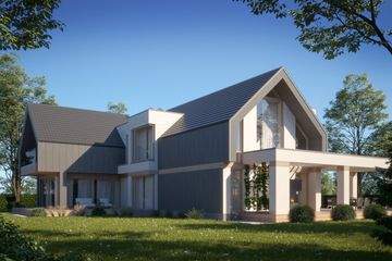 Projekt domu LK&1623 - parterowy z poddaszem dom o powierzchni 273,89 m², dach wielospadowy - ujęcie 4
