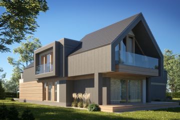 Projekt domu LK&1623 - parterowy z poddaszem dom o powierzchni 273,89 m², dach wielospadowy - ujęcie 5