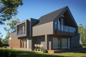 Projekt domu LK&1623 - parterowy z poddaszem dom o powierzchni 273,89 m², dach wielospadowy - ujęcie 6
