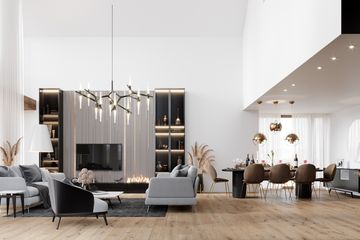 Projekt domu LK&1623 - parterowy z poddaszem dom o powierzchni 273,89 m², dach wielospadowy - ujęcie 9