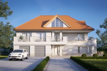  Projekt domu LK&1594 (LKP1090) - projekt domu z pełnym piętrem - Zdjęcie 1