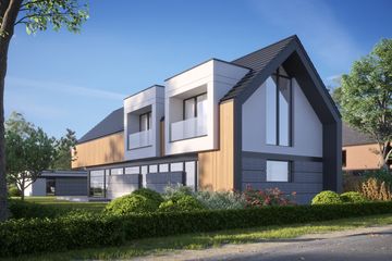 Projekt domu LK&1592 - parterowy z poddaszem dom o powierzchni 159,49 m², dach czterospadowy - ujęcie 4