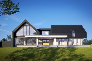  Projekt domu LK&1585 (LKP1096) - projekt domu parterowego z poddaszem - Zdjęcie 3