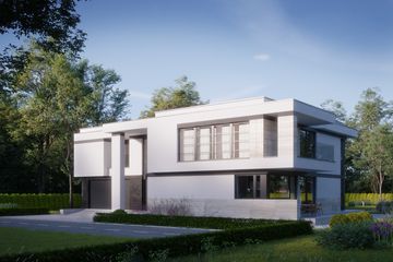  Projekt domu LK&1579 (LKP1097) - projekt domu z pełnym piętrem - Zdjęcie 2