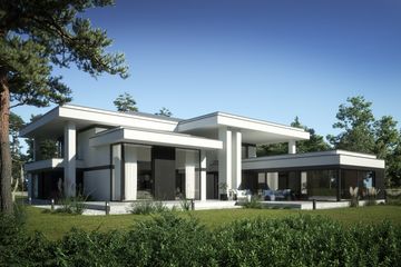 Projekt domu LK&1578 - z pełnym piętrem dom o powierzchni 274,80 m², dach kopertowy - ujęcie 3