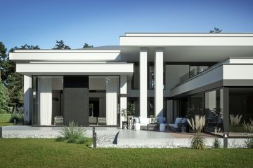 Projekt domu LK&1578 - z pełnym piętrem dom o powierzchni 274,80 m², dach kopertowy - ujęcie 4