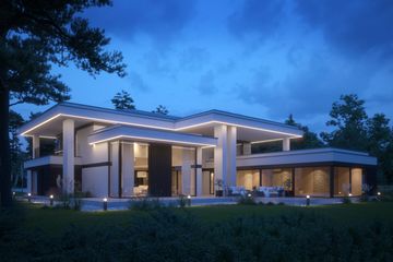Projekt domu LK&1578 - z pełnym piętrem dom o powierzchni 274,80 m², dach kopertowy - ujęcie 5
