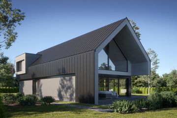 Projekt domu LK&1575 - parterowy z poddaszem dom o powierzchni 191,48 m², dach dwuspadowy - ujęcie 3