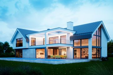 Projekt domu LK&1568 - parterowy z poddaszem dom o powierzchni 338,99 m², dach dwuspadowy - ujęcie 3