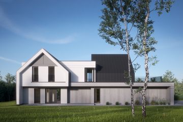Projekt domu LK&1567 - z pełnym piętrem dom o powierzchni 275,34 m², dach wielospadowy - ujęcie 3