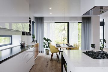 Projekt domu LK&1561 - z pełnym piętrem dom o powierzchni 284,34 m², dach płaski - ujęcie 8