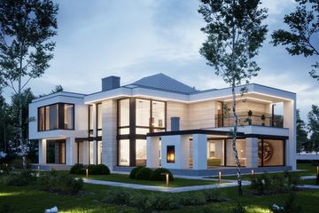 Projekt domu LK&1556 - z pełnym piętrem dom o powierzchni 377,15 m², dach kopertowy - ujęcie 6