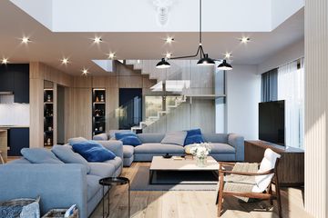 Projekt domu LK&1553 - parterowy z poddaszem dom o powierzchni 230,30 m², dach dwuspadowy - ujęcie 5