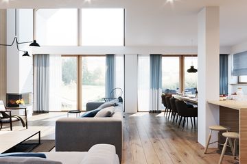 Projekt domu LK&1553 - parterowy z poddaszem dom o powierzchni 230,30 m², dach dwuspadowy - ujęcie 9