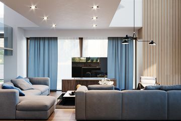 Projekt domu LK&1553 - parterowy z poddaszem dom o powierzchni 230,30 m², dach dwuspadowy - ujęcie 10
