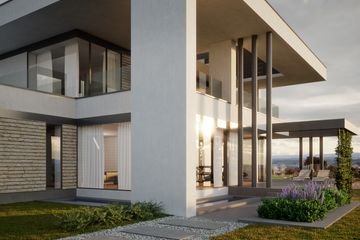 Projekt domu LK&1543 - z pełnym piętrem dom o powierzchni 260,96 m², dach płaski - ujęcie 7