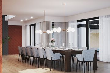 Projekt domu LK&1540 - z pełnym piętrem dom o powierzchni 316,89 m², dach płaski - ujęcie 11