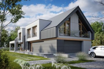 Projekt domu LK&1536 - parterowy dom o powierzchni 252,90 m², dach dwuspadowy - ujęcie 2