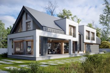 Projekt domu LK&1536 - parterowy dom o powierzchni 252,90 m², dach dwuspadowy - ujęcie 3