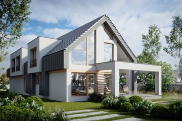 Projekt domu LK&1536 - parterowy dom o powierzchni 252,90 m², dach dwuspadowy - ujęcie 4