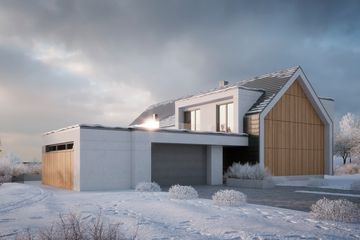 Projekt domu LK&1534 - parterowy z poddaszem dom o powierzchni 295,69 m², dach dwuspadowy - ujęcie 4
