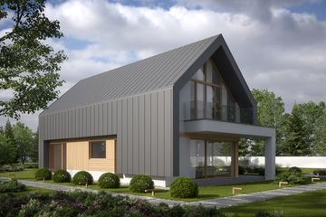 Projekt domu LK&1531 - parterowy z poddaszem dom o powierzchni 139,39 m², dach dwuspadowy - ujęcie 7