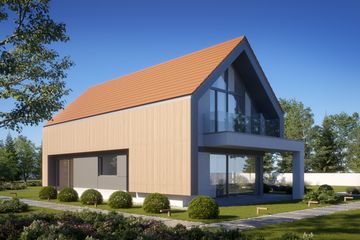 Projekt domu LK&1531 - parterowy z poddaszem dom o powierzchni 139,39 m², dach dwuspadowy - ujęcie 8