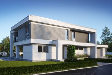 Projekt domu LK&1527 - z pełnym piętrem dom o powierzchni 201,04 m², dach wielospadowy - ujęcie 2