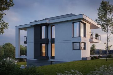 Projekt domu LK&1521 - z pełnym piętrem dom o powierzchni 159,01 m², dach kopertowy - ujęcie 3