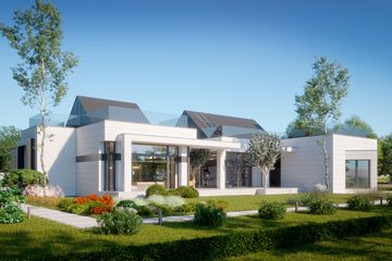 Projekt domu LK&1517 - parterowy dom o powierzchni 338,11 m², dach dwuspadowy - ujęcie 2