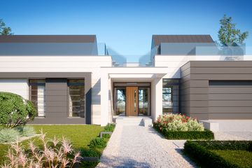 Projekt domu LK&1517 - parterowy dom o powierzchni 338,11 m², dach dwuspadowy - ujęcie 3