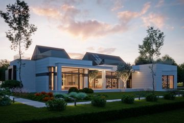 Projekt domu LK&1517 - parterowy dom o powierzchni 338,11 m², dach dwuspadowy - ujęcie 5