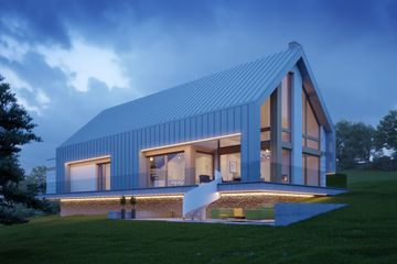 Projekt domu LK&1516 - parterowy z poddaszem dom o powierzchni 207,98 m², dach dwuspadowy - ujęcie 5