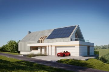 Projekt domu LK&1516 - parterowy z poddaszem dom o powierzchni 207,98 m², dach dwuspadowy - ujęcie 6